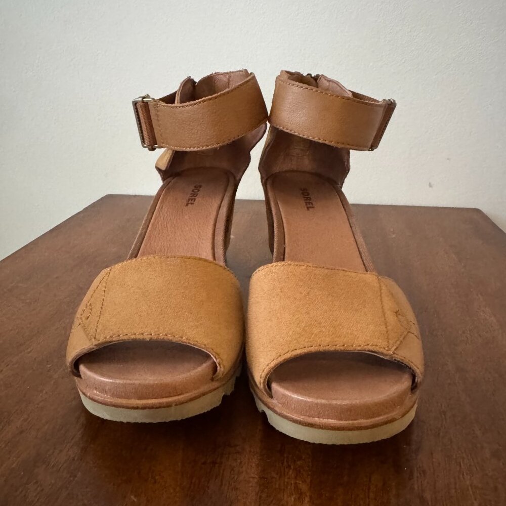 Sorel Joanie II Ankle Strap Wedge Sandals - Picture 8 of 11